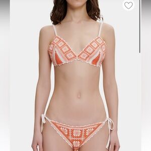 Brand new maje crochet bikini